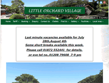 Tablet Screenshot of little-orchard-village.co.uk